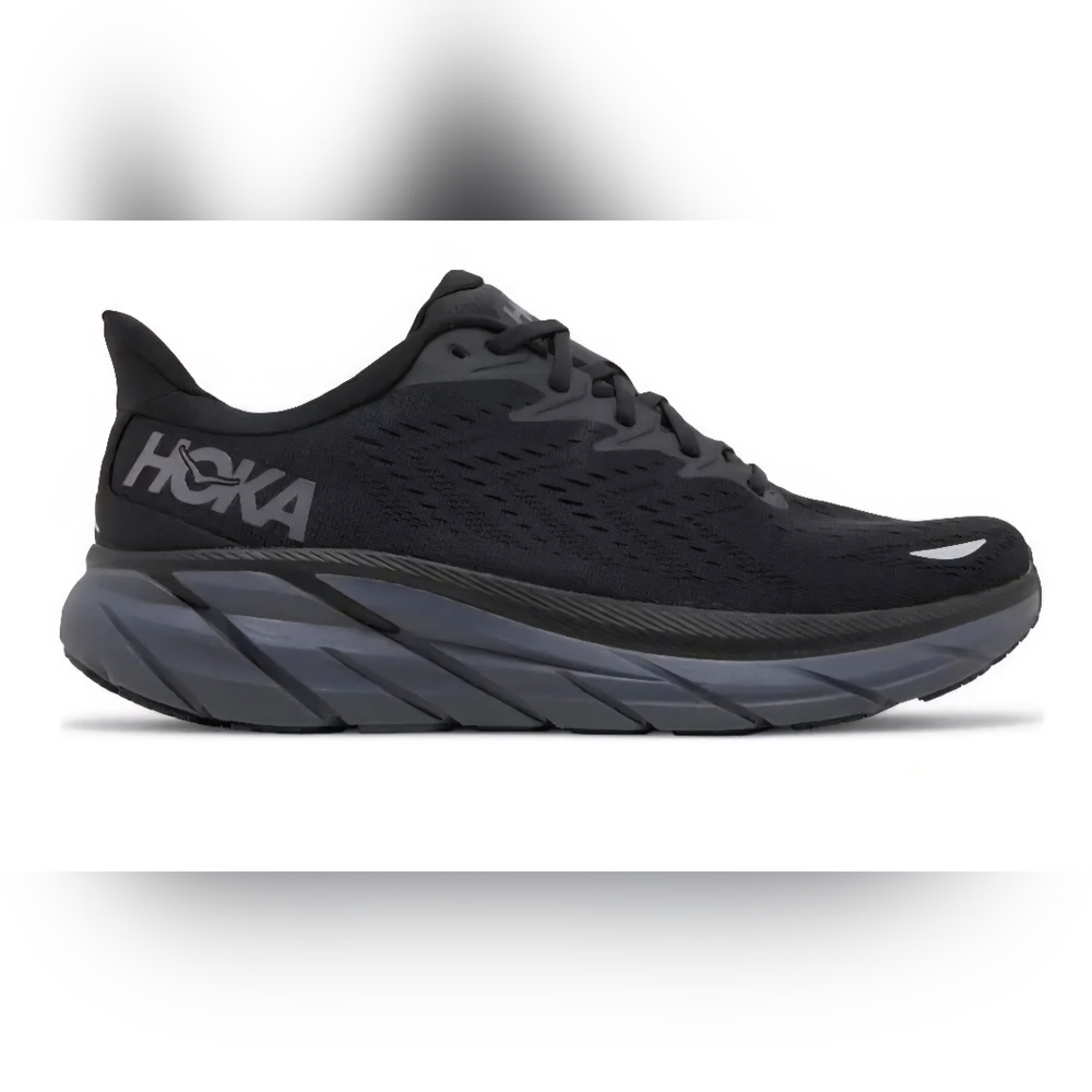 Hoka Clifton 8 Black Athletic Shoes